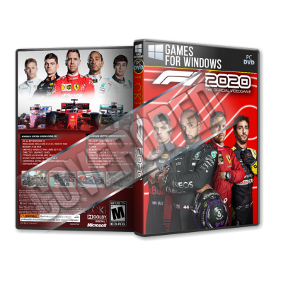 F1 2020 Pc Game Dvd Cover Tasarımı